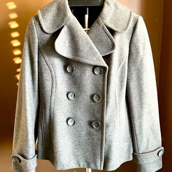 Banana Republic wool coat - grey - Picture 2 of 8